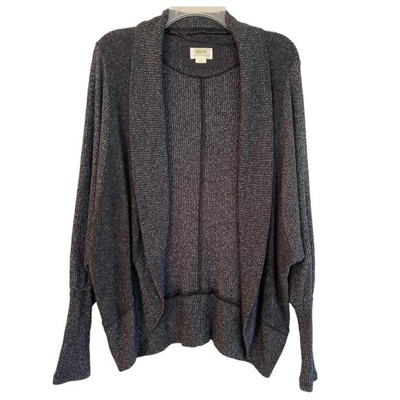 Maeve Ingrid Cocoon Cardigan Anthropologie Sweater Gray Marled Size Small - Picture 3 of 7